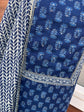 Pure Cotton Blue Suit With Hand Embroidery Item No. 012034