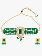 Green Indian Kundan Choker Set