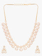 American Diamond Baby Pink Choker Necklace Set