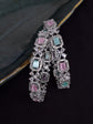 American Diamond Wedding Collection Multicolor Bangle Set With Adjustable Ring Combo Set