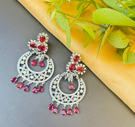 American Diamond Drop Dangler Earrings

