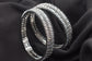 American Diamond White Bangle Set