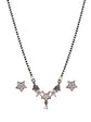 American Diamond Black Pendant Mangalsutra