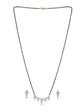 American Diamond Silver Pendant Mangalsutra