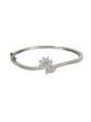 American Diamond Silver Adjustable Bracelet