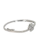 American Diamond Silver Adjustable Bracelet