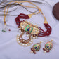 Statement Red Indian Kundan Choker Set