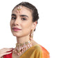 Baby Pink Heavy Indian Kundan Choker Set