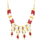 Red Heavy Bridal Indian Kundan Choker Set