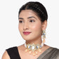 Ethnic Red Heavy Bridal Indian Kundan Choker Set