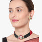 Ethnic Green Indian Kundan Choker Set