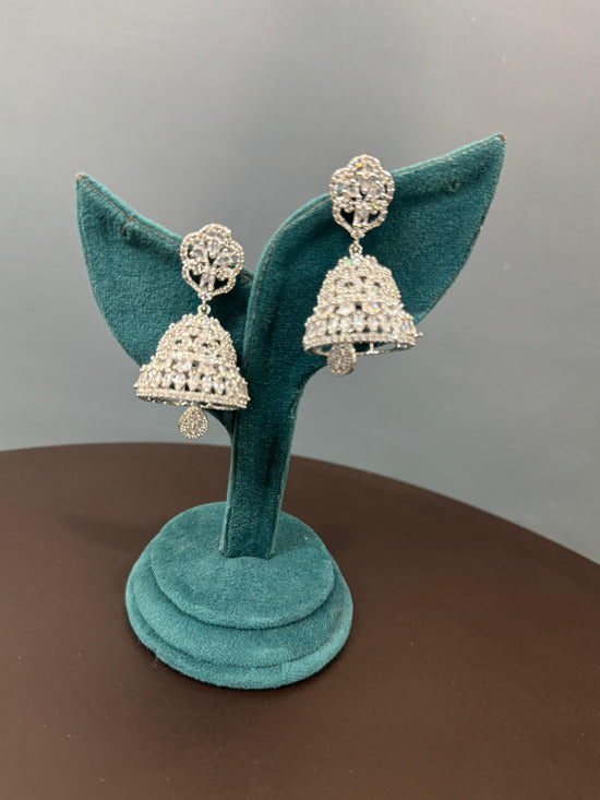 Jhumki American Diamond Earrings
