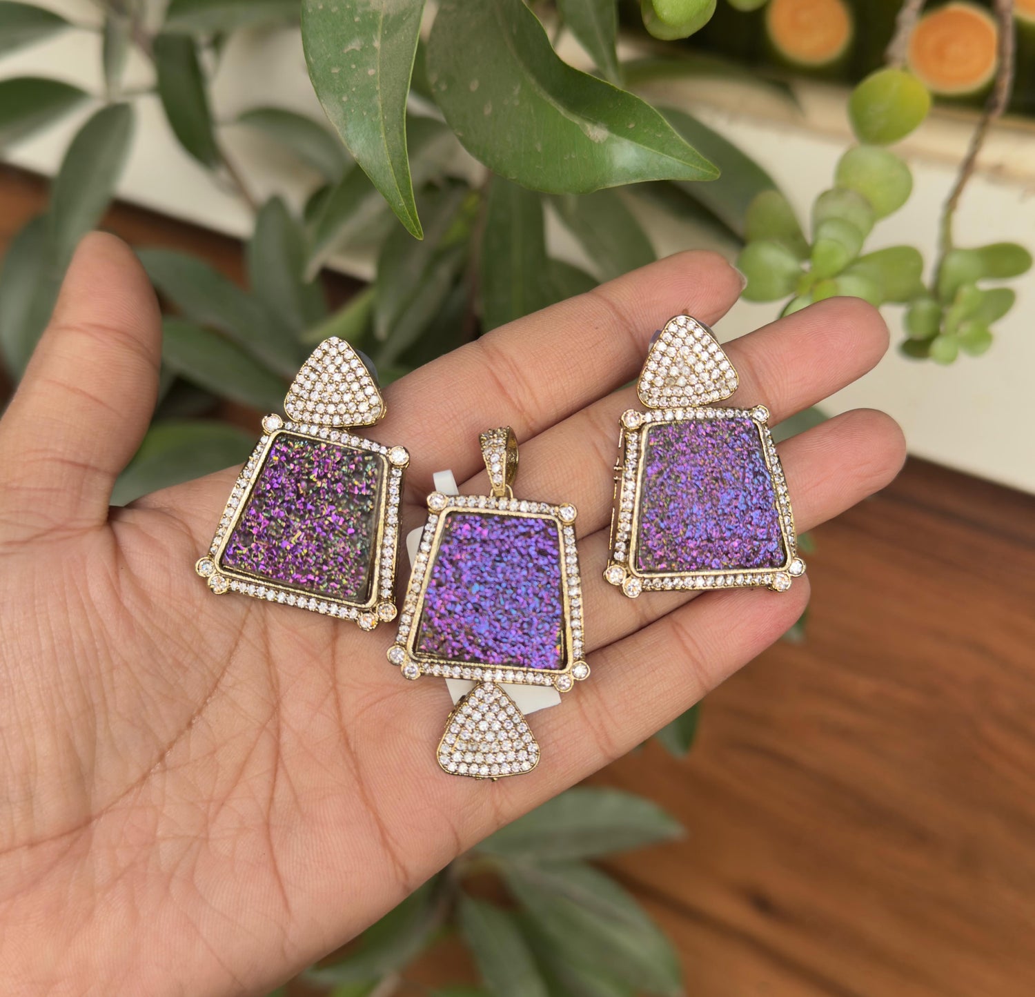 Pendant Set with Earrings
