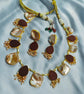 Traditional Mother Of Pearl Choker Necklace Set
