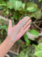 Diamond Replica White Stone Chain Bracelet