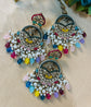 Elegant Kundan Earrings with Mang Tikka Set for Brides and Weddings