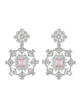 AD American Diamond Long Pendent Set - Steorra Jewels