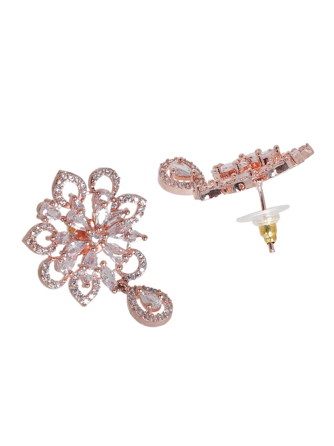 American Diamond Earrings Set - Steorra Jewels