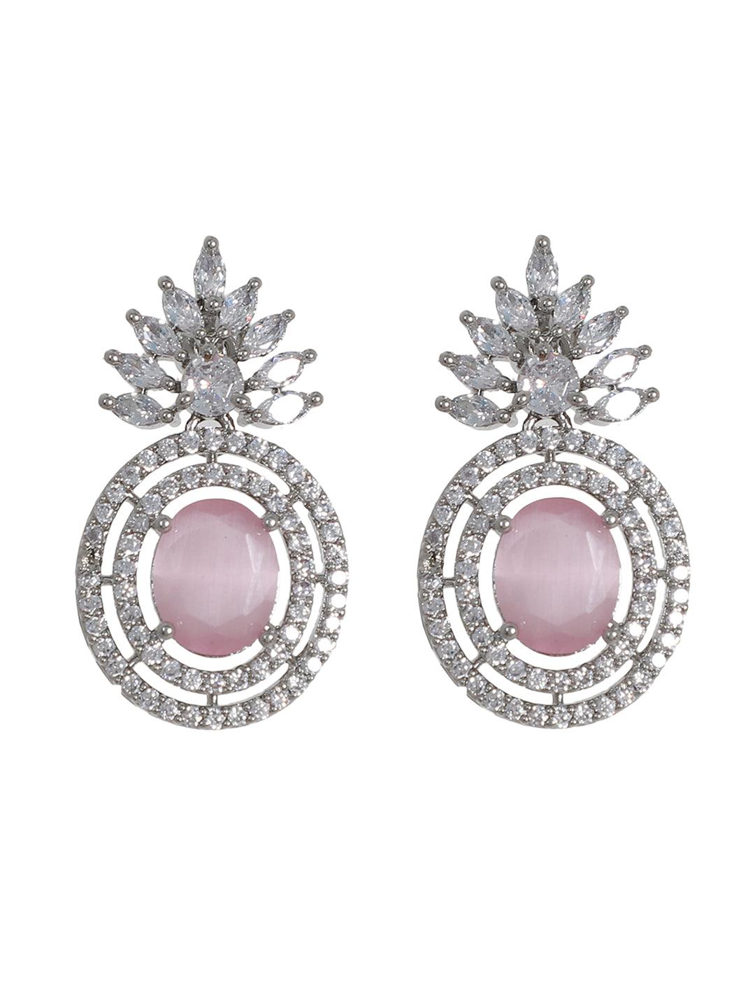 Classic Gigi dangling Baby Pink earrings, Rose Gold – Gigi Clozeau - Jewelry