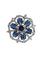 Blue American Diamond Ring - Steorra Jewels