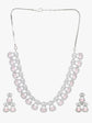 White American diamond necklace - Steorra Jewels