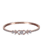 AD Stone Golden Color Adjustable Bracelet - Steorra Jewels