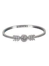Beautiful AD Stone White Color Adjustable Bracelet - Steorra Jewels