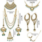 Gold Plated Kundan Dulhan Bridal Jewellery Set