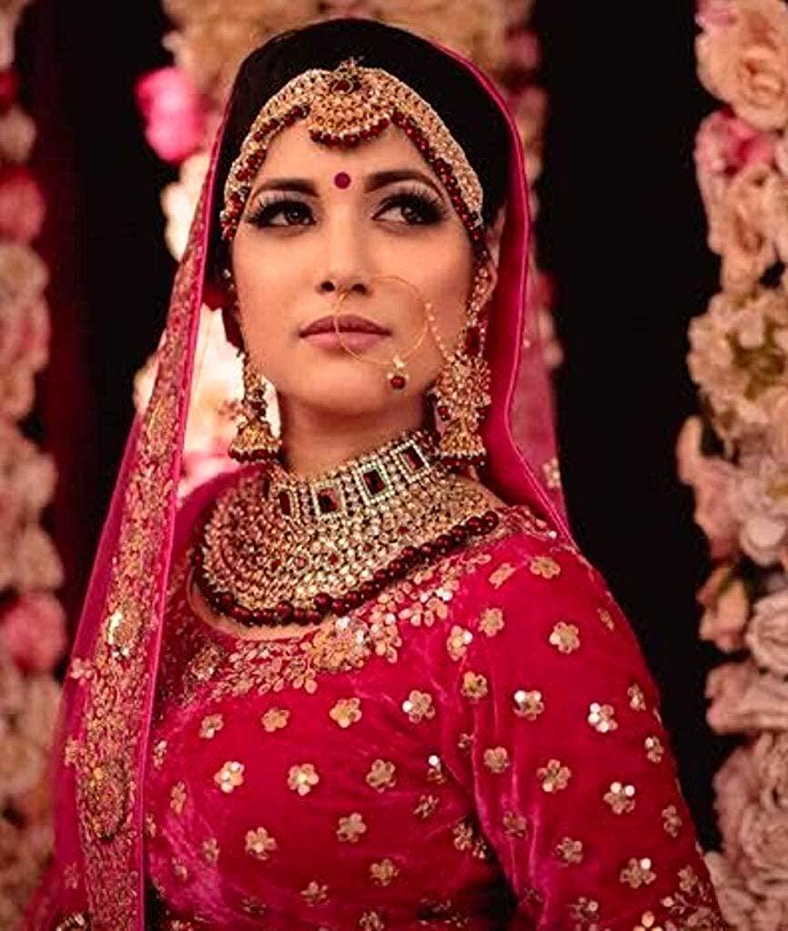 Buy Tara Sutaria Blood Red Florid Lehenga Set - Noor 2022 Highlights Kalki  Bridal Couture KALKI Fashion India