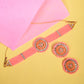 Ethnic Baby Pink Crystal Kundan Choker Necklace Set