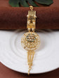 Exclusive Gold Plated Kundan Pearl Chain Bracelet - Steorra Jewels