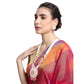 Traditional Kundan Jaipuri Pink Long Necklace Set