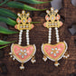 New Heart Shape Style Hanging Earrings for Women's and girls - Steorra Jewels