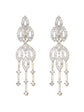 Premium Golden Stone American Diamond Choker Necklace Set - Steorra Jewels