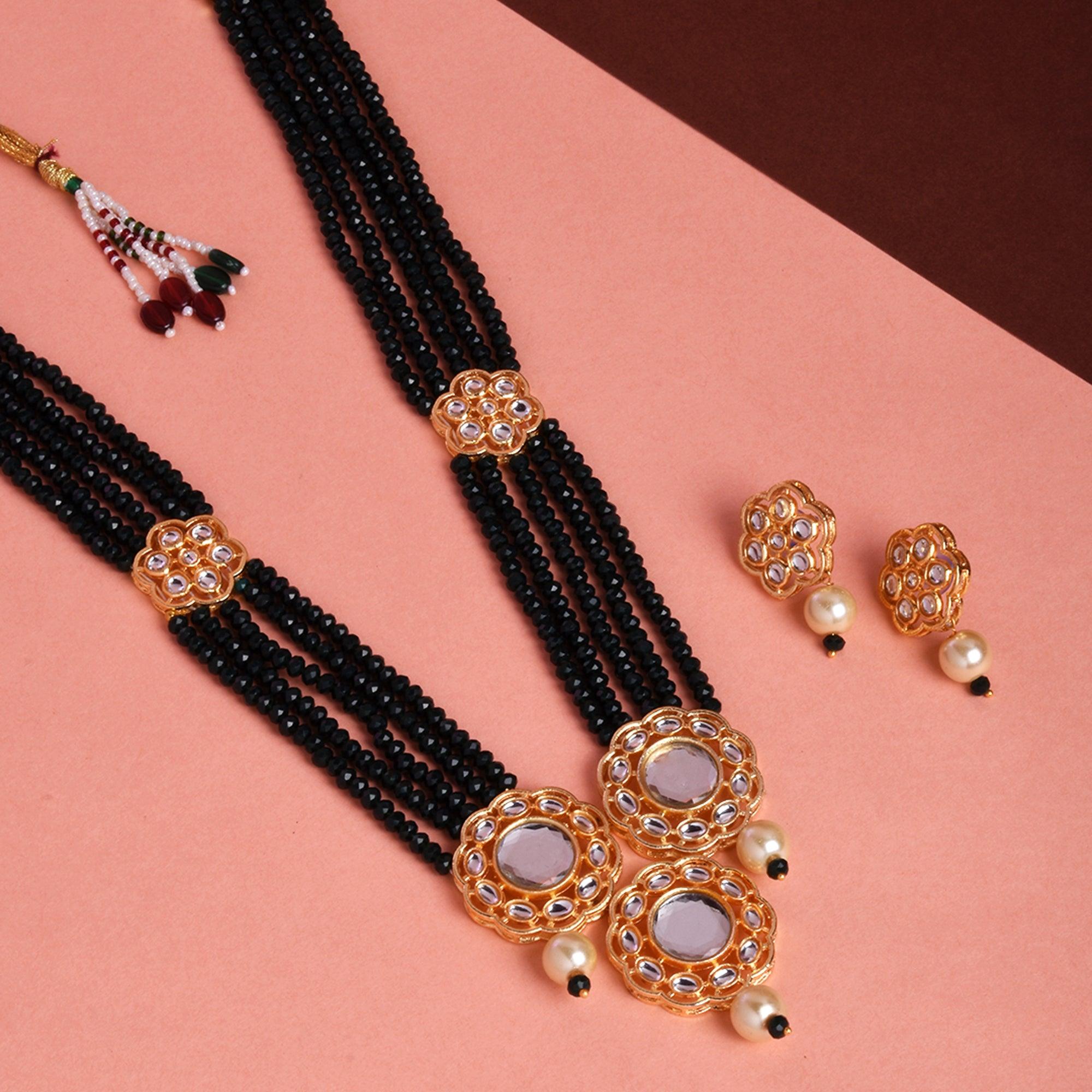 Buy Maroon Necklace Set | Exquisite Pendant Necklace Design – RIANSH STORE