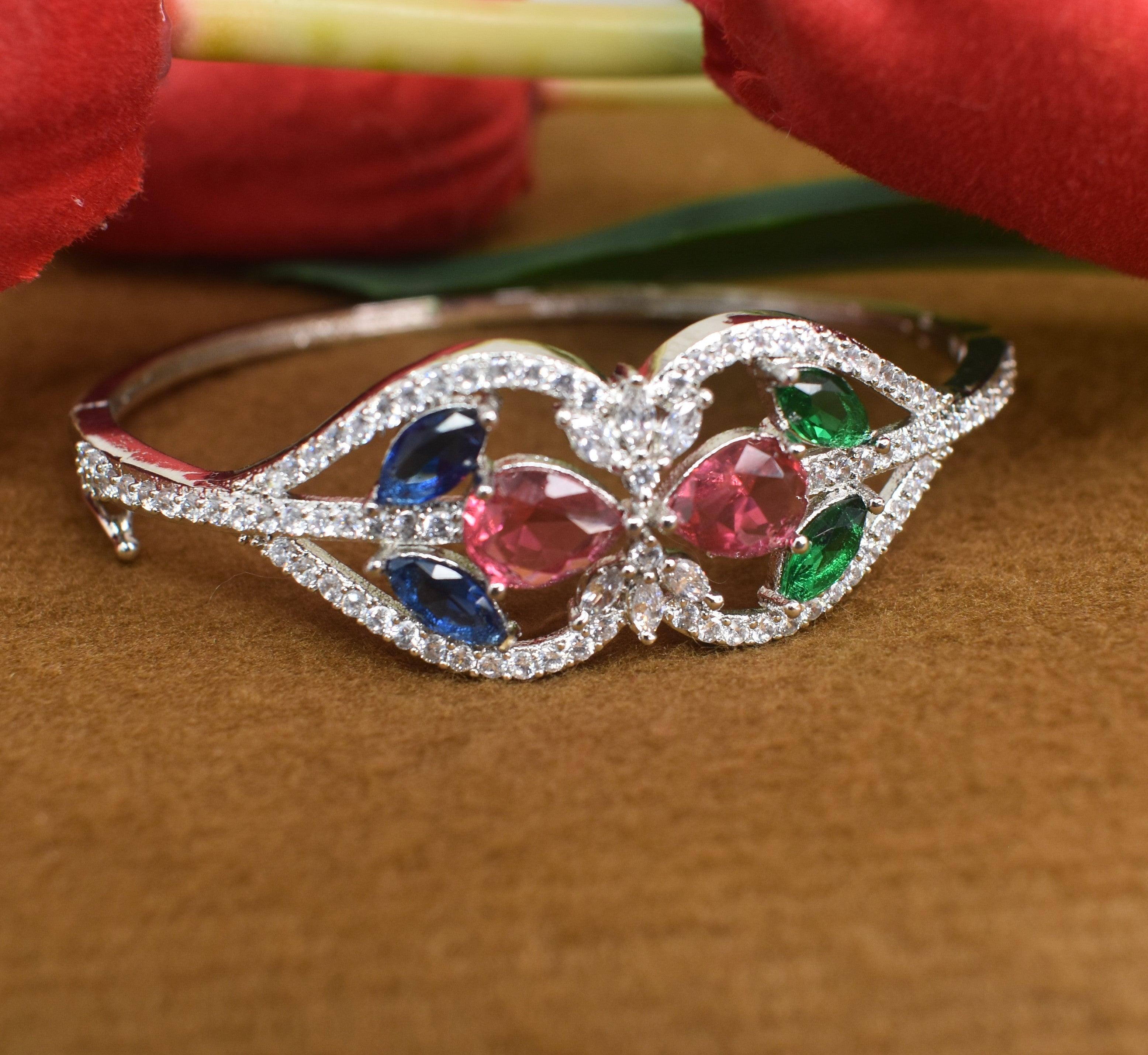 Stylish American Diamond Bracelet – Shree Nakoda Jewellers