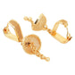 Traditional Golden Ethnic Style Jhumki Earrings