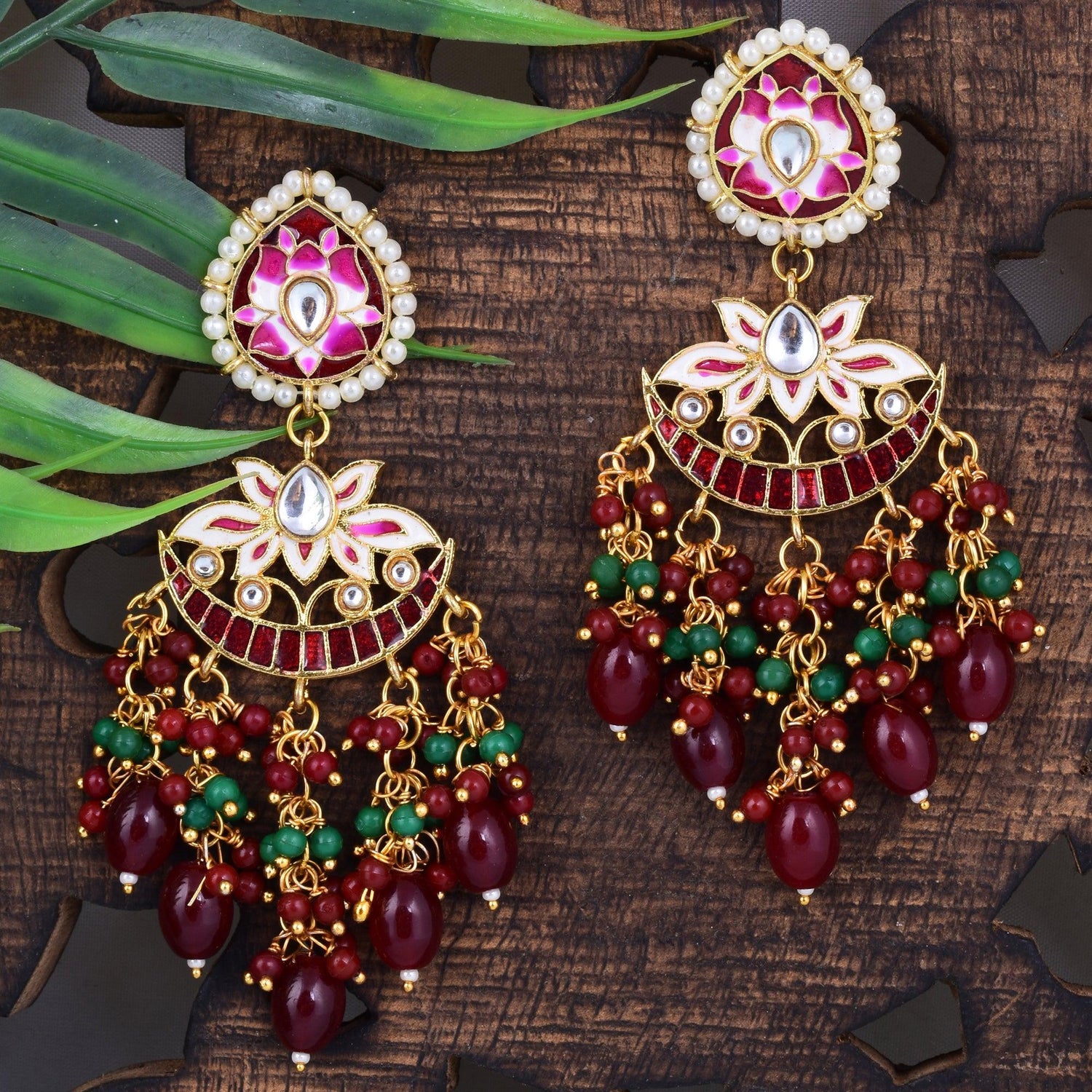Traditional Jaipuri Style Jhumki for women's and girl - Steorra Jewels
