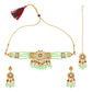 Traditional Pearl Jaipuri Choker Necklace Set for Women and Girls
