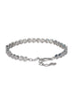 White American Diamond Adjustable Bracelet - Steorra Jewels